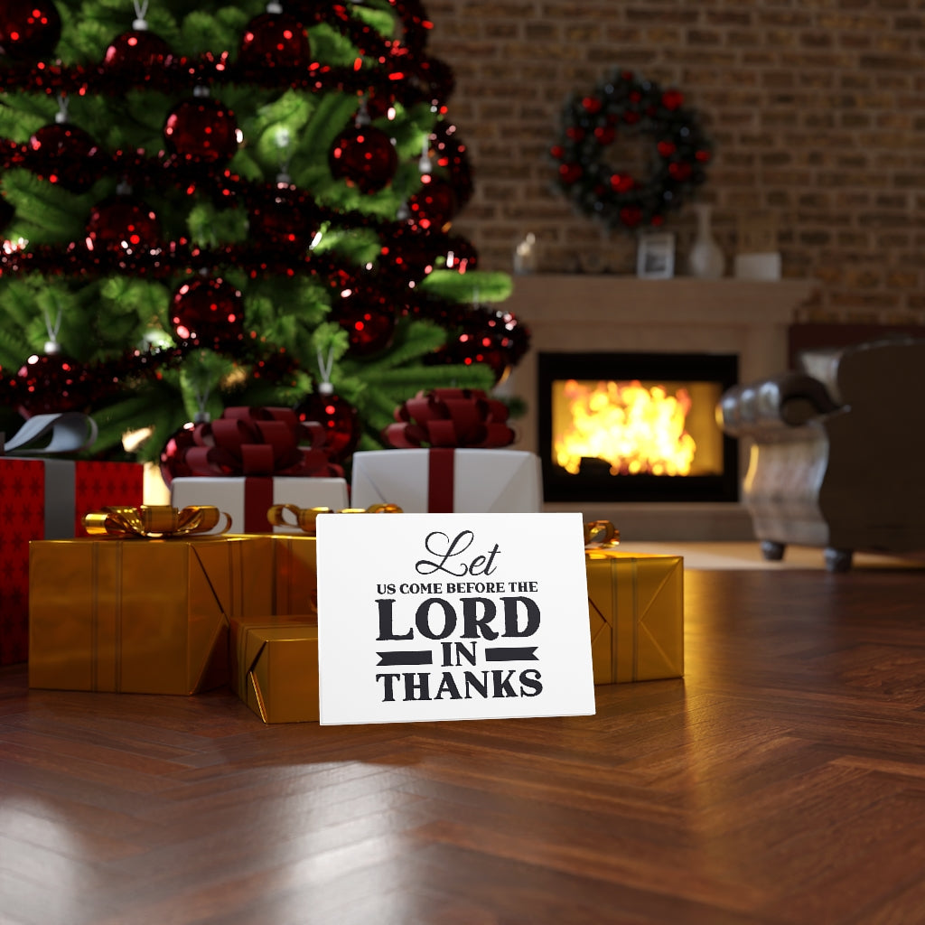 Scripture Walls Lord In Thanks Bible Verse Canvas Christian Wall Art Ready to Hang Unframed-Express Your Love Gifts