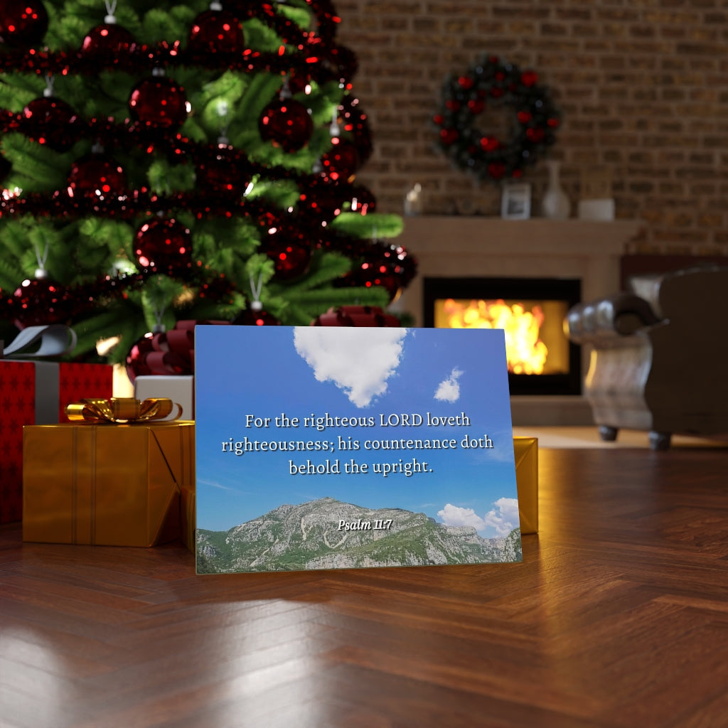 Scripture Walls Lord Loves Righteousness Psalm 11:7 Bible Verse Canvas Christian Wall Art Ready to Hang Unframed-Express Your Love Gifts