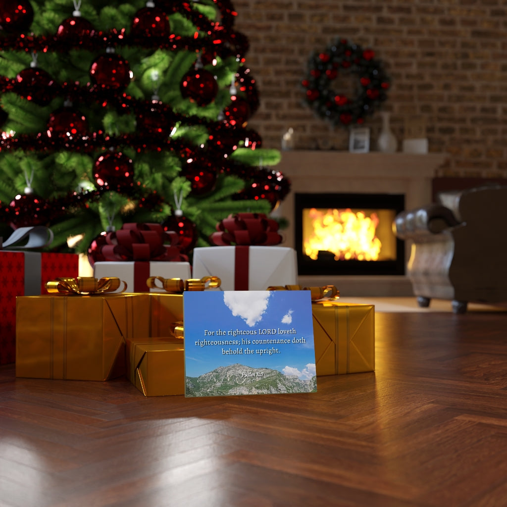 Scripture Walls Lord Loves Righteousness Psalm 11:7 Bible Verse Canvas Christian Wall Art Ready to Hang Unframed-Express Your Love Gifts