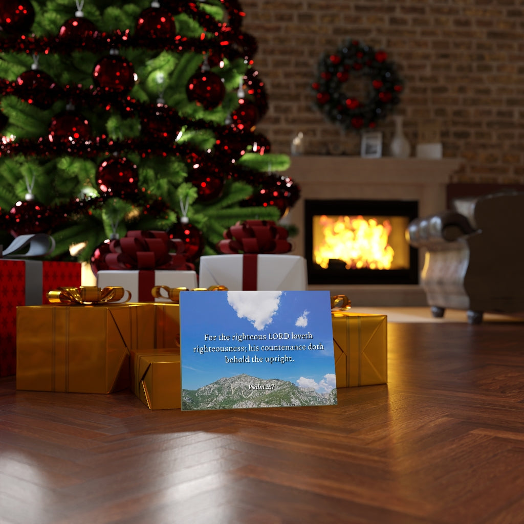 Scripture Walls Lord Loves Righteousness Psalm 11:7 Bible Verse Canvas Christian Wall Art Ready to Hang Unframed-Express Your Love Gifts