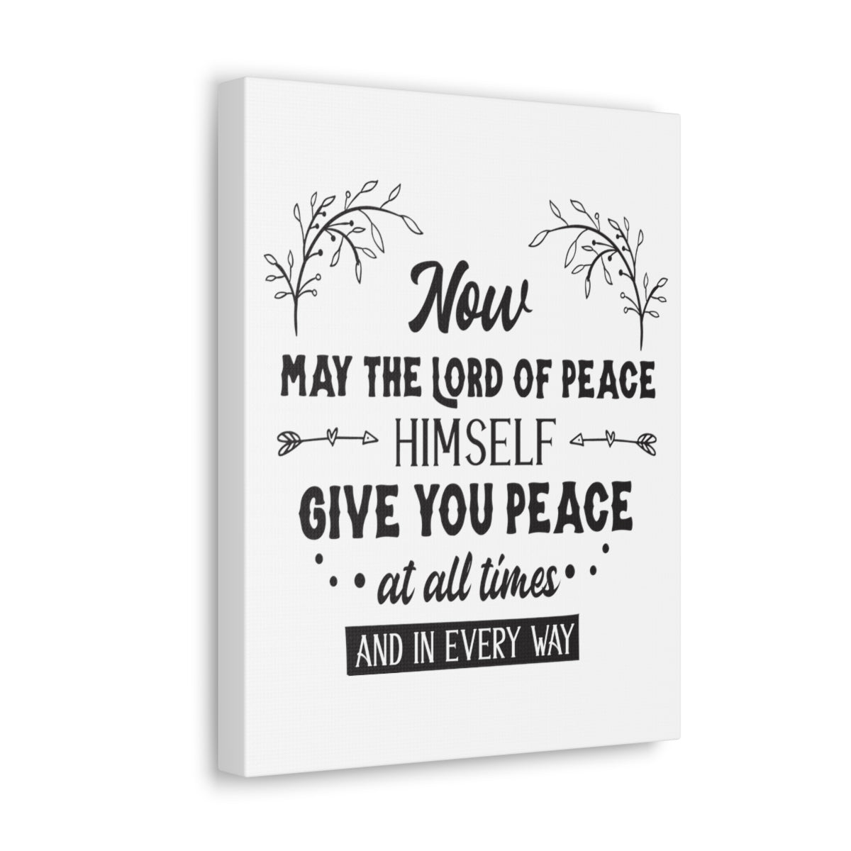 Scripture Walls Lord Of Peace Isaiah 26:3 Christian Wall Art Print Ready to Hang Unframed-Express Your Love Gifts