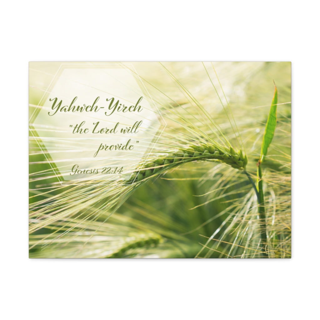 Scripture Walls Lord Will Provide Genesis 22:14 Bible Verse Canvas Christian Wall Art Ready to Hang Unframed-Express Your Love Gifts
