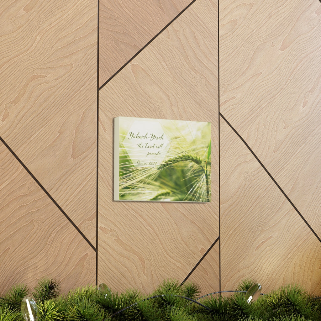 Scripture Walls Lord Will Provide Genesis 22:14 Bible Verse Canvas Christian Wall Art Ready to Hang Unframed-Express Your Love Gifts