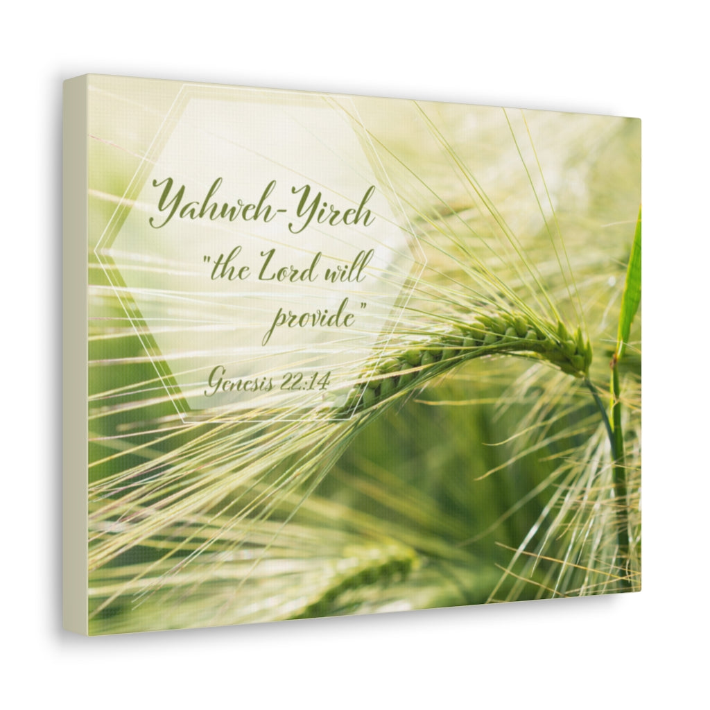Scripture Walls Lord Will Provide Genesis 22:14 Bible Verse Canvas Christian Wall Art Ready to Hang Unframed-Express Your Love Gifts