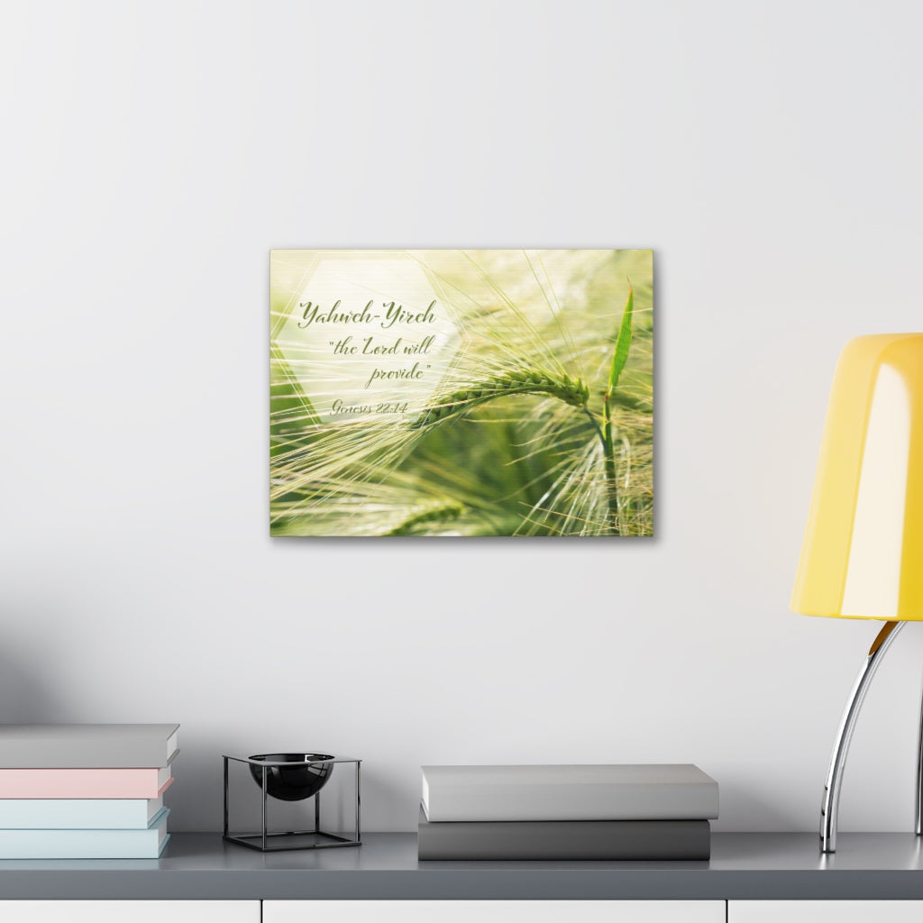 Scripture Walls Lord Will Provide Genesis 22:14 Bible Verse Canvas Christian Wall Art Ready to Hang Unframed-Express Your Love Gifts