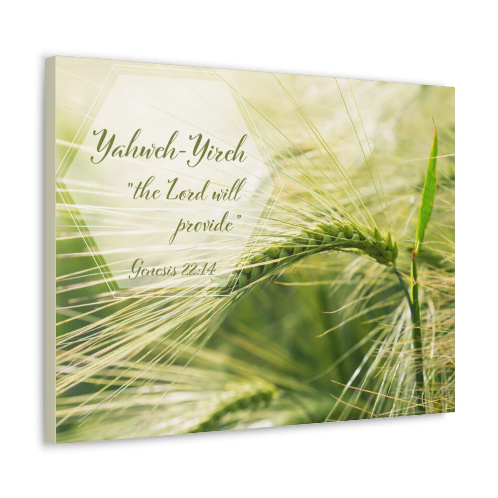 Scripture Walls Lord Will Provide Genesis 22:14 Bible Verse Canvas Christian Wall Art Ready to Hang Unframed-Express Your Love Gifts