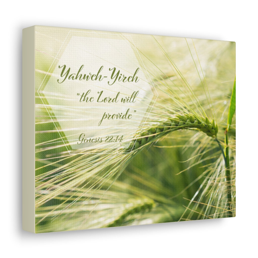 Scripture Walls Lord Will Provide Genesis 22:14 Bible Verse Canvas Christian Wall Art Ready to Hang Unframed-Express Your Love Gifts