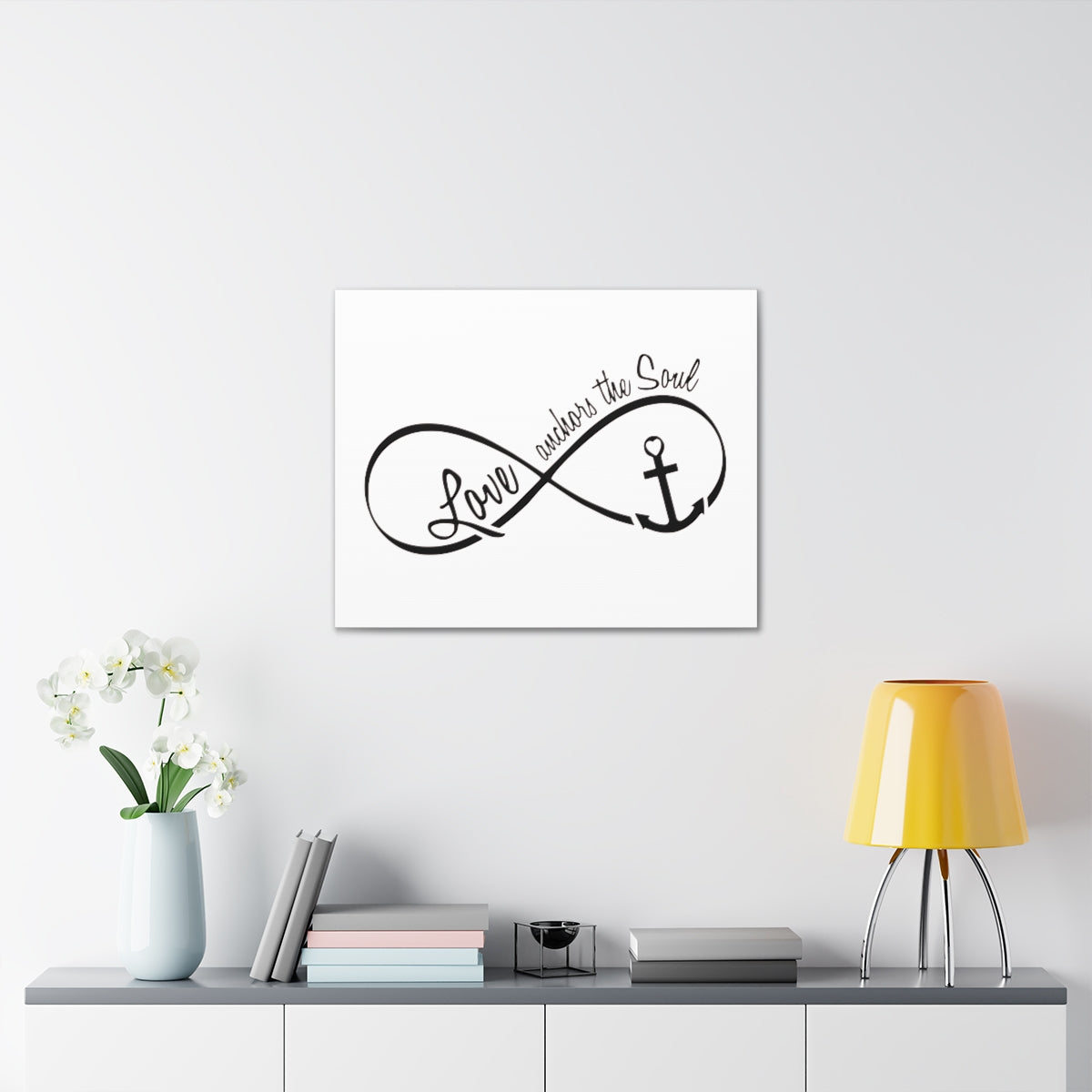 Scripture Walls Love Anchors The Soul Hebrews 6:19 Christian Wall Art Print Ready to Hang Unframed-Express Your Love Gifts