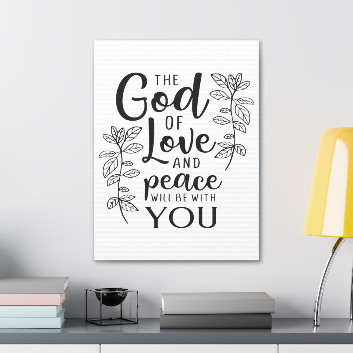 Scripture Walls Love And Peace Romans 15:33 Christian Wall Art Print Ready to Hang Unframed-Express Your Love Gifts