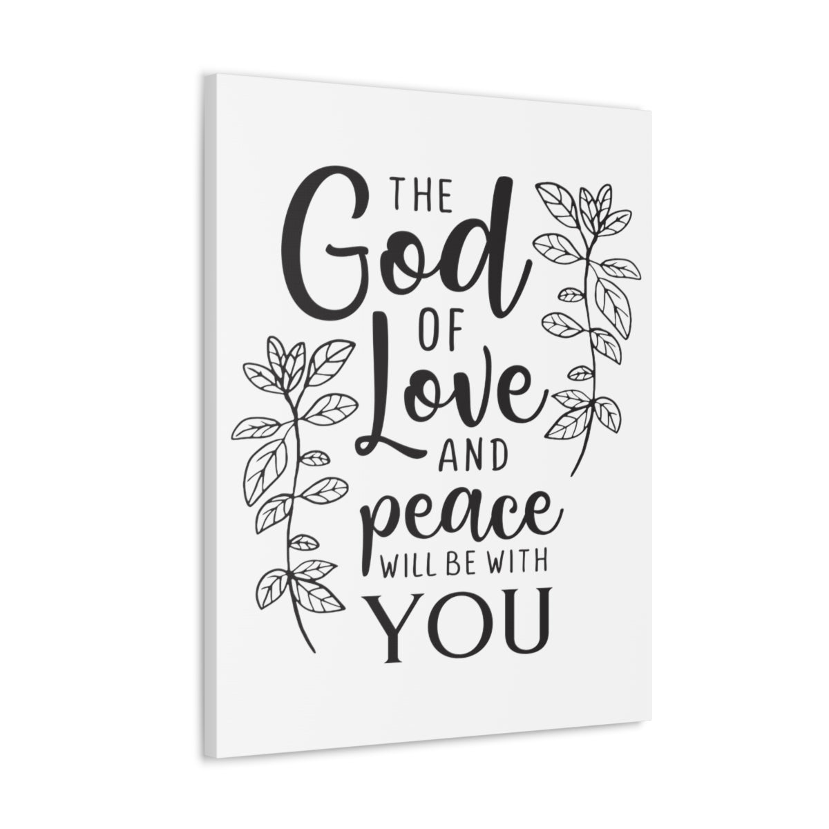 Scripture Walls Love And Peace Romans 15:33 Christian Wall Art Print Ready to Hang Unframed-Express Your Love Gifts