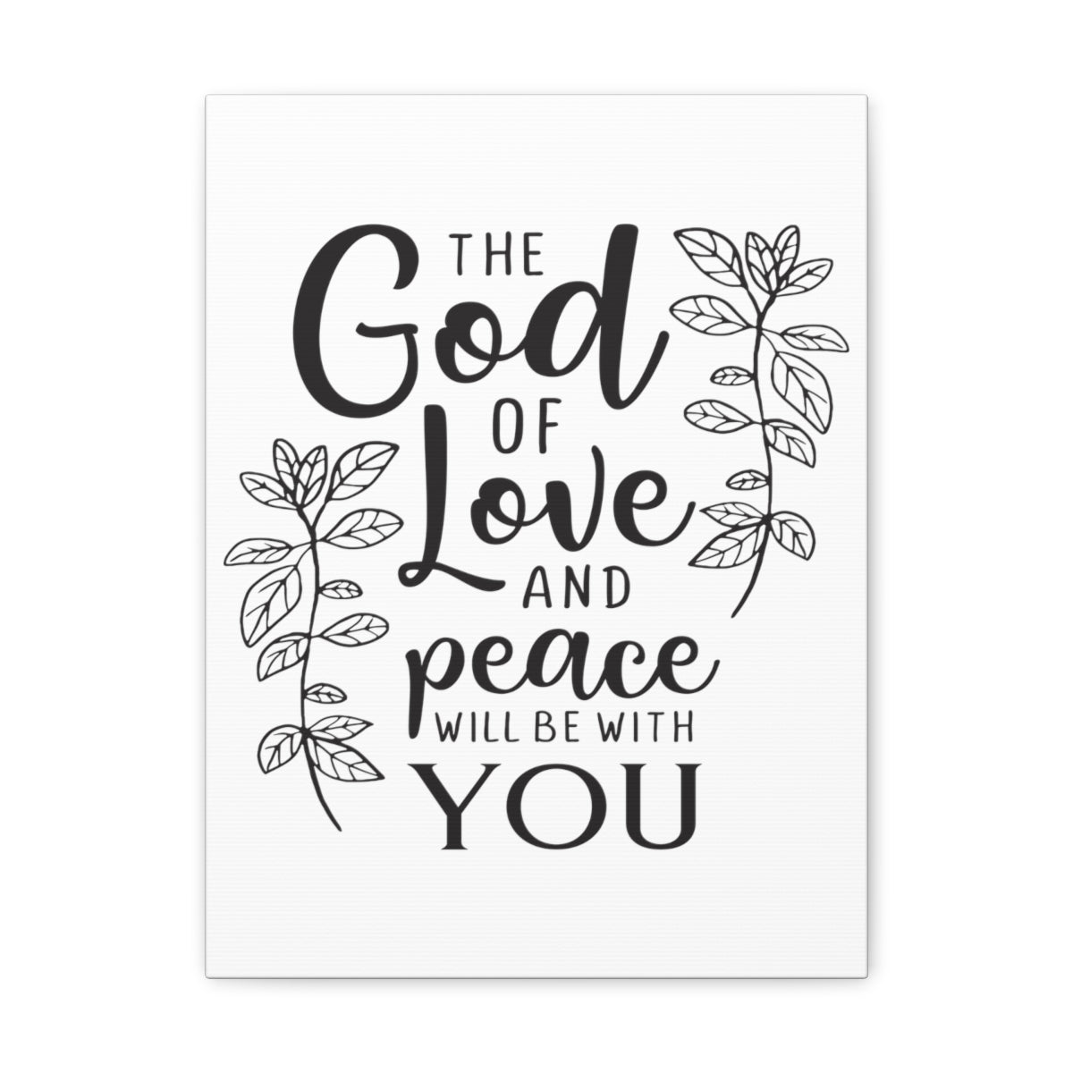 Scripture Walls Love And Peace Romans 15:33 Christian Wall Art Print Ready to Hang Unframed-Express Your Love Gifts