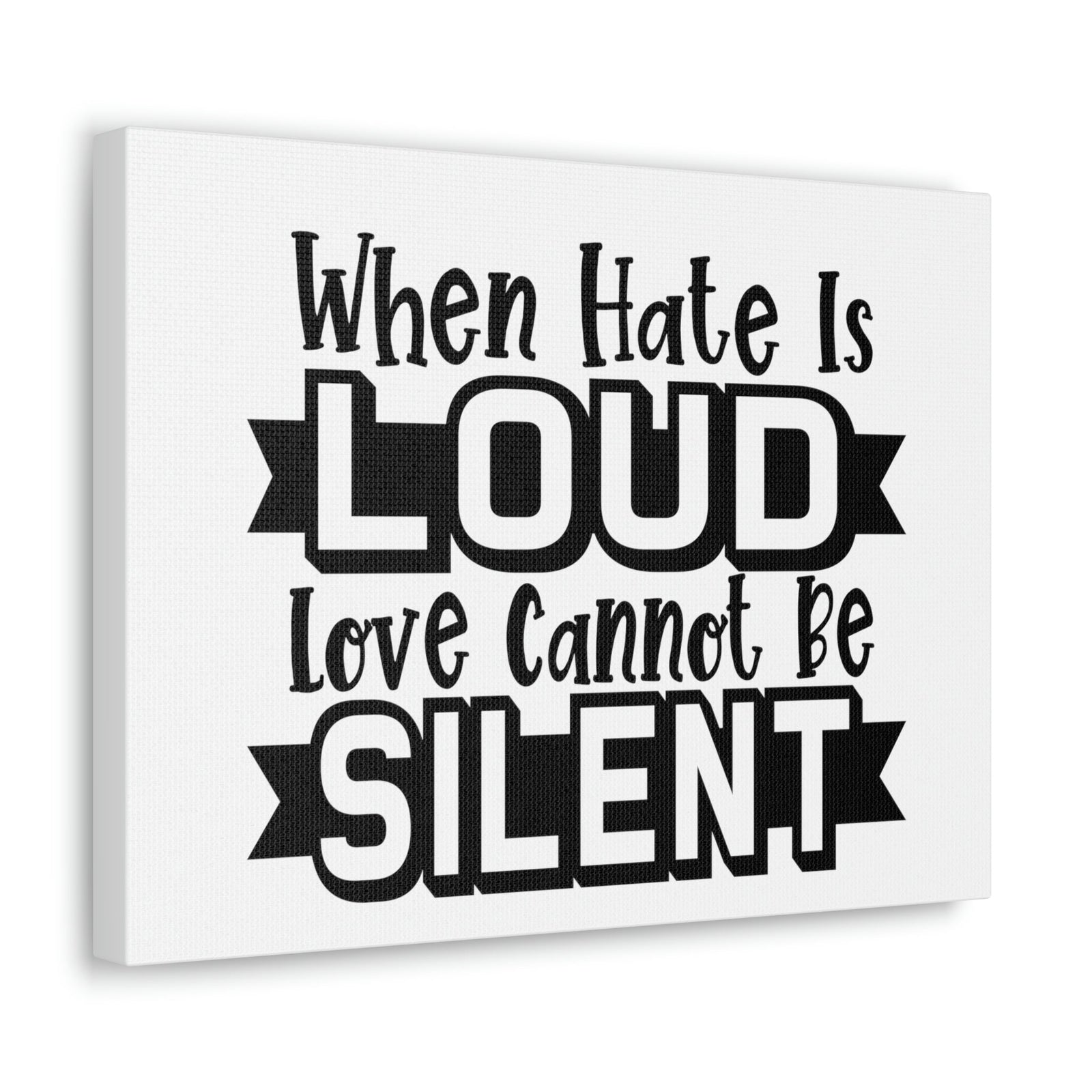 Scripture Walls Love Cannot Be Silent 1 John 4:17 Christian Wall Art Print Ready to Hang Unframed-Express Your Love Gifts