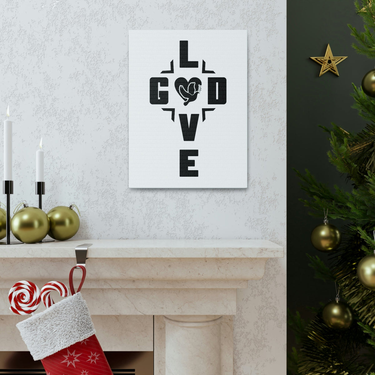 Scripture Walls Love God Deuteronomy 6:5 Christian Wall Art Bible Verse Print Ready to Hang Unframed-Express Your Love Gifts