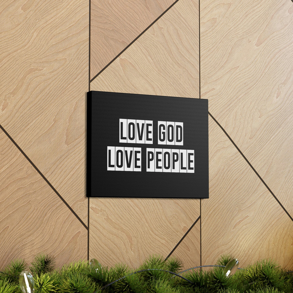 Scripture Walls Love God Love People Luke 10:27 Christian Wall Art Bible Verse Print Ready to Hang Unframed-Express Your Love Gifts