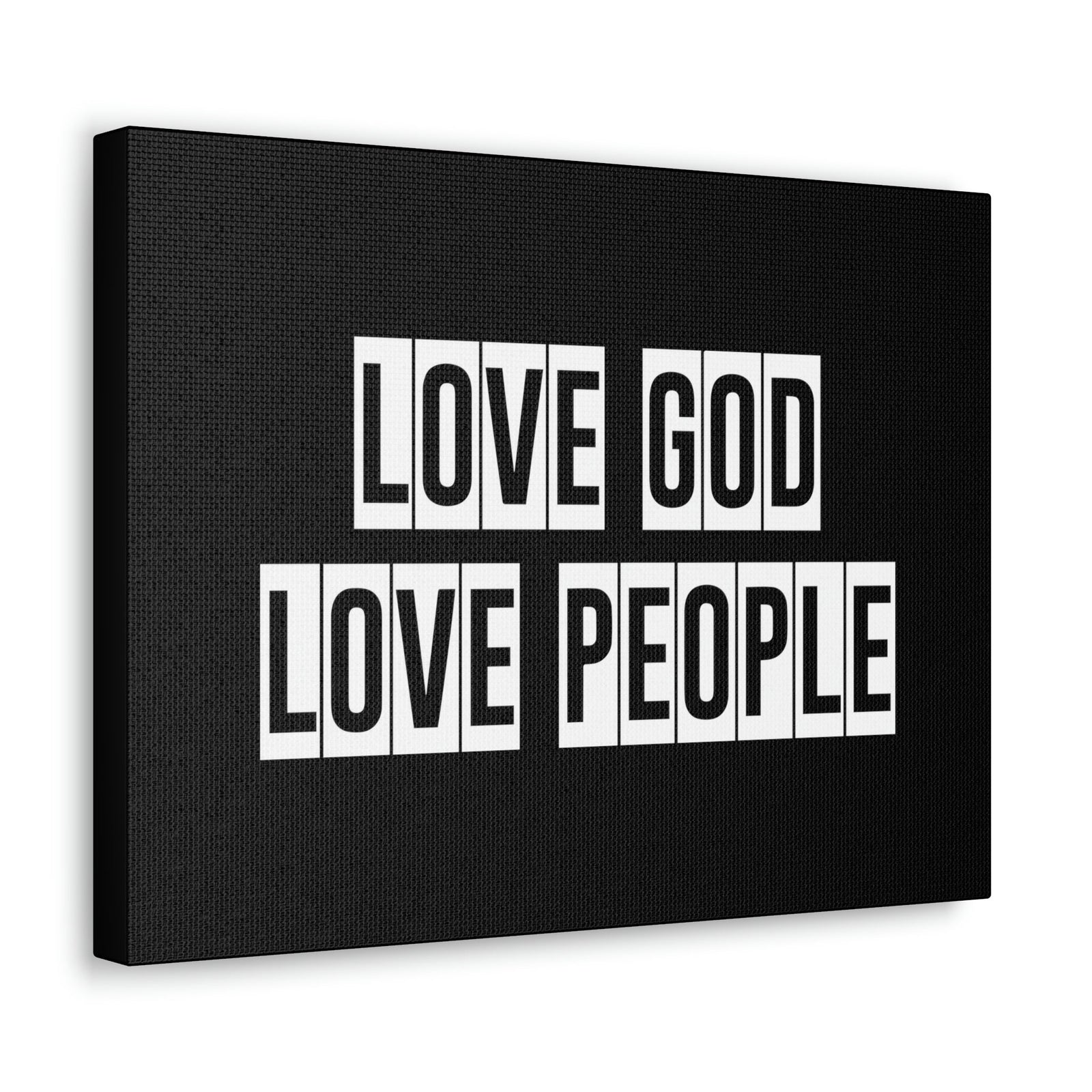 Scripture Walls Love God Love People Luke 10:27 Christian Wall Art Bible Verse Print Ready to Hang Unframed-Express Your Love Gifts