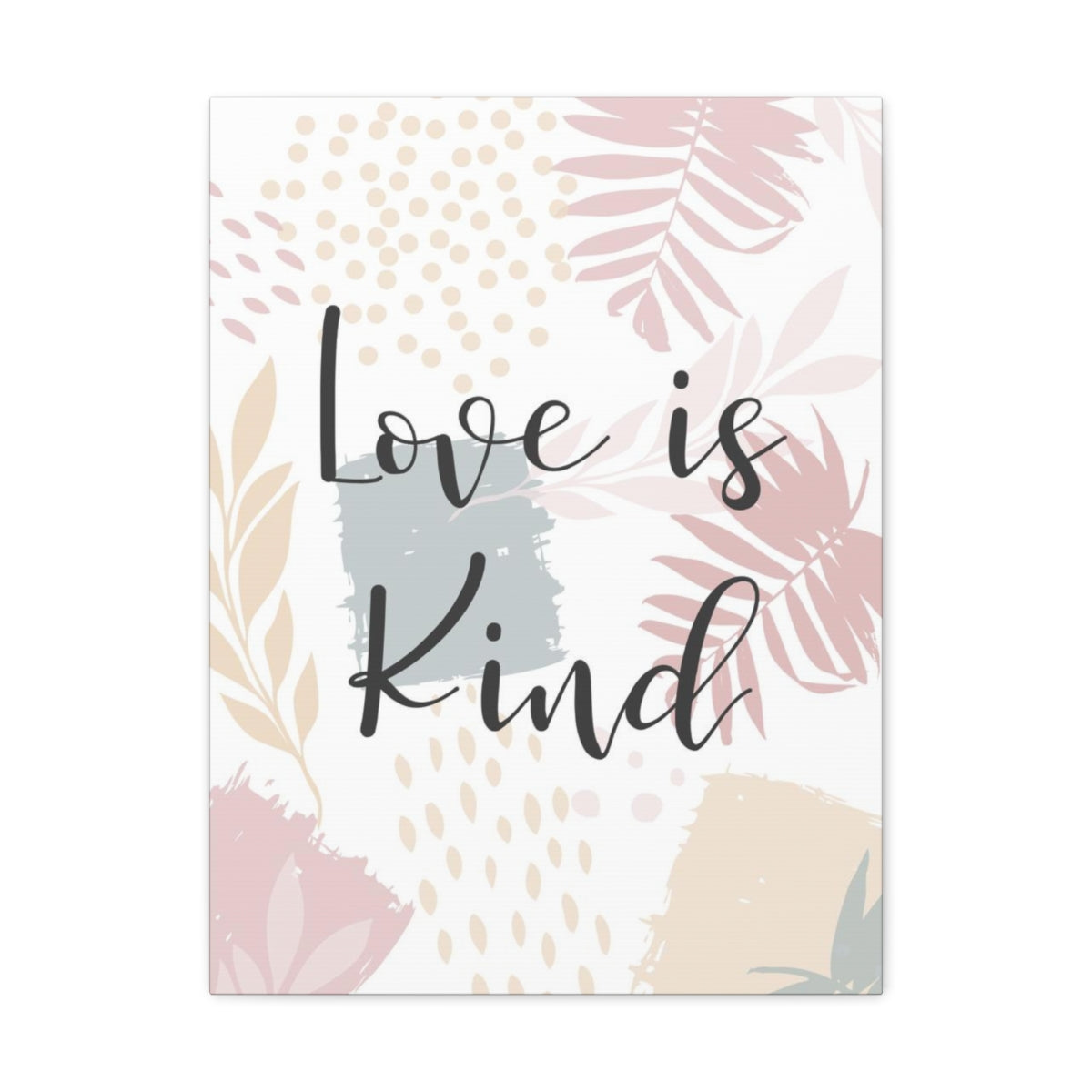 Scripture Walls Love Is Kind 1 Corinthians 13:4 Leaf Christian Wall Art Bible Verse Print Ready to Hang Unframed-Express Your Love Gifts