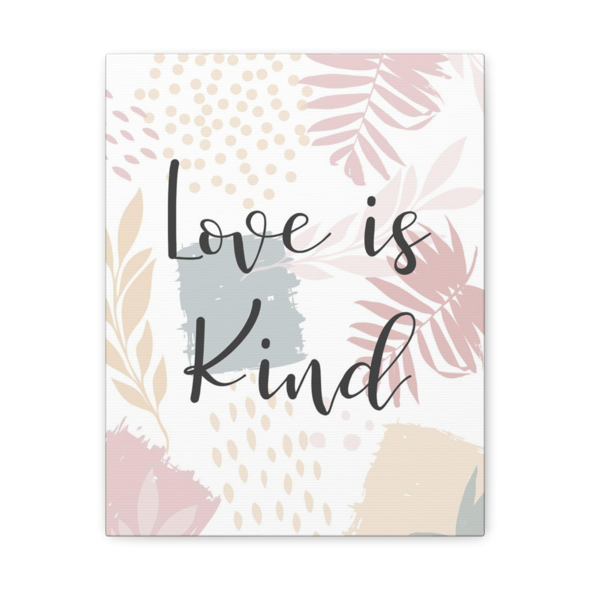 Scripture Walls Love Is Kind 1 Corinthians 13:4 Leaf Christian Wall Art Bible Verse Print Ready to Hang Unframed-Express Your Love Gifts