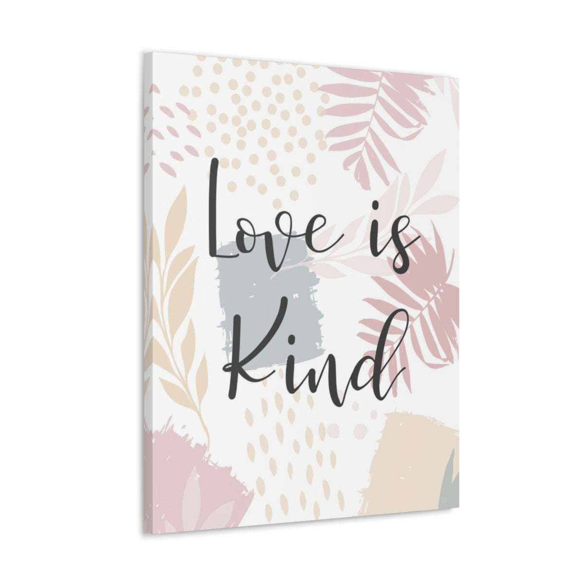 Scripture Walls Love Is Kind 1 Corinthians 13:4 Leaf Christian Wall Art Bible Verse Print Ready to Hang Unframed-Express Your Love Gifts