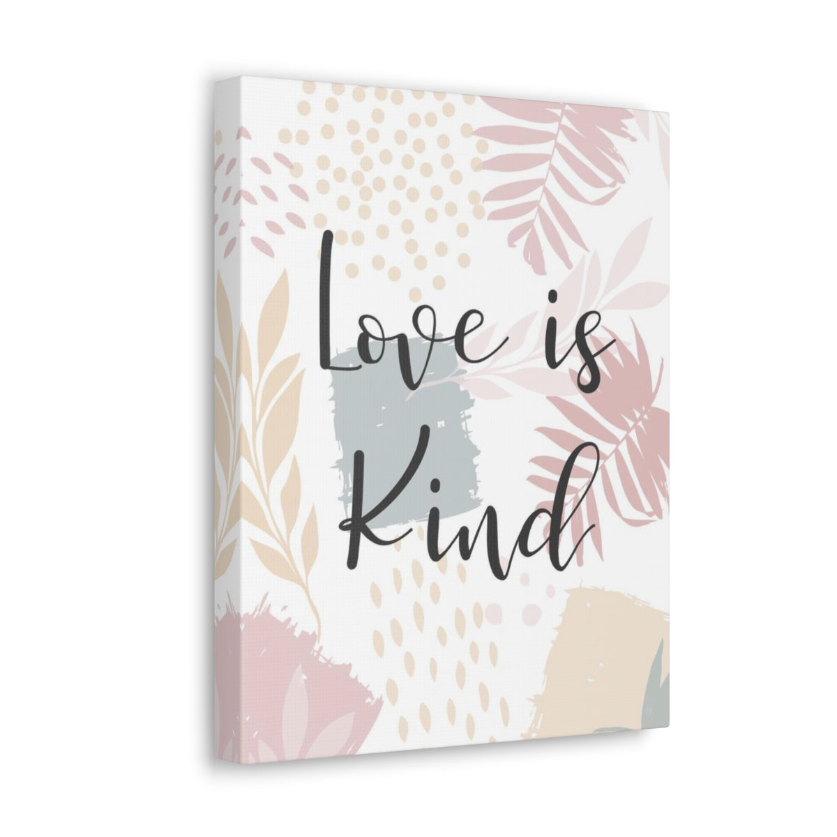 Scripture Walls Love Is Kind 1 Corinthians 13:4 Leaf Christian Wall Art Bible Verse Print Ready to Hang Unframed-Express Your Love Gifts