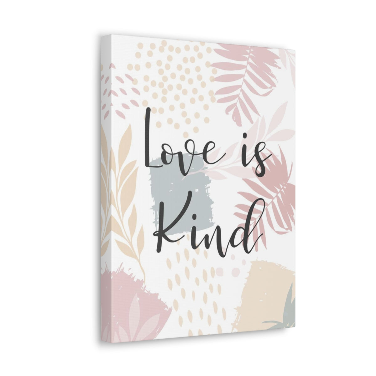 Scripture Walls Love Is Kind 1 Corinthians 13:4 Leaf Christian Wall Art Bible Verse Print Ready to Hang Unframed-Express Your Love Gifts