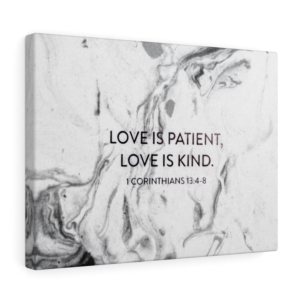 Scripture Walls Love Is Patient 1 Corinthians 13:4-8 Bible Verse Canvas Christian Wall Art Ready to Hang Unframed-Express Your Love Gifts