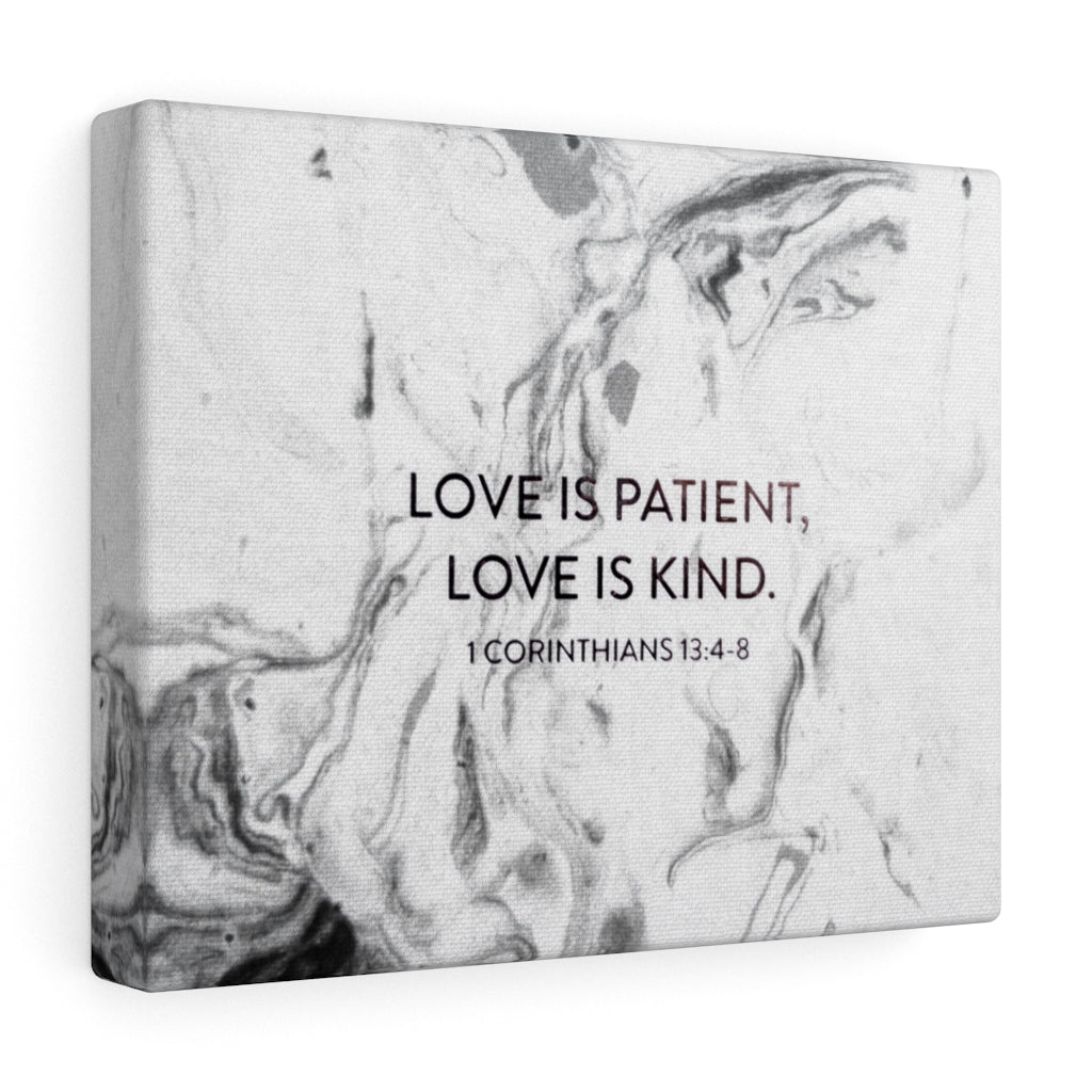 Scripture Walls Love Is Patient 1 Corinthians 13:4-8 Bible Verse Canvas Christian Wall Art Ready to Hang Unframed-Express Your Love Gifts