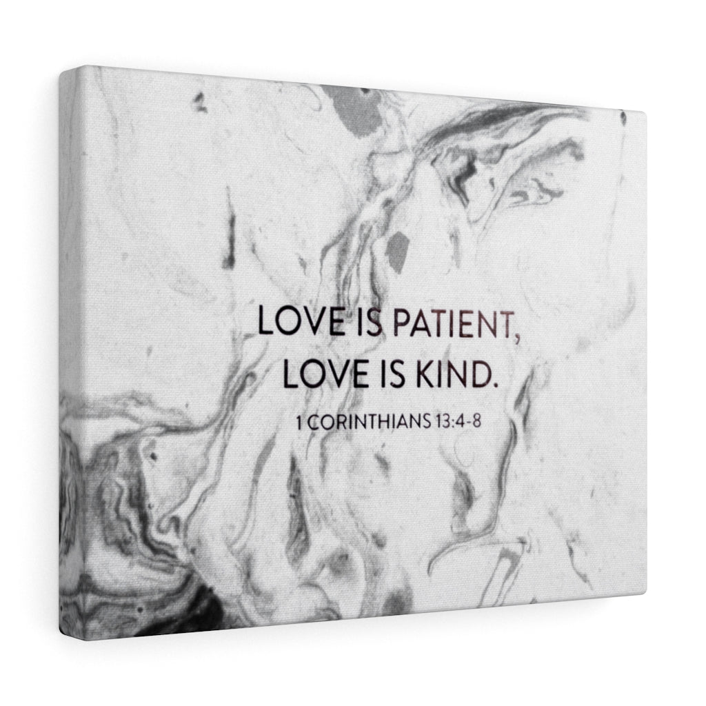 Scripture Walls Love Is Patient 1 Corinthians 13:4-8 Bible Verse Canvas Christian Wall Art Ready to Hang Unframed-Express Your Love Gifts
