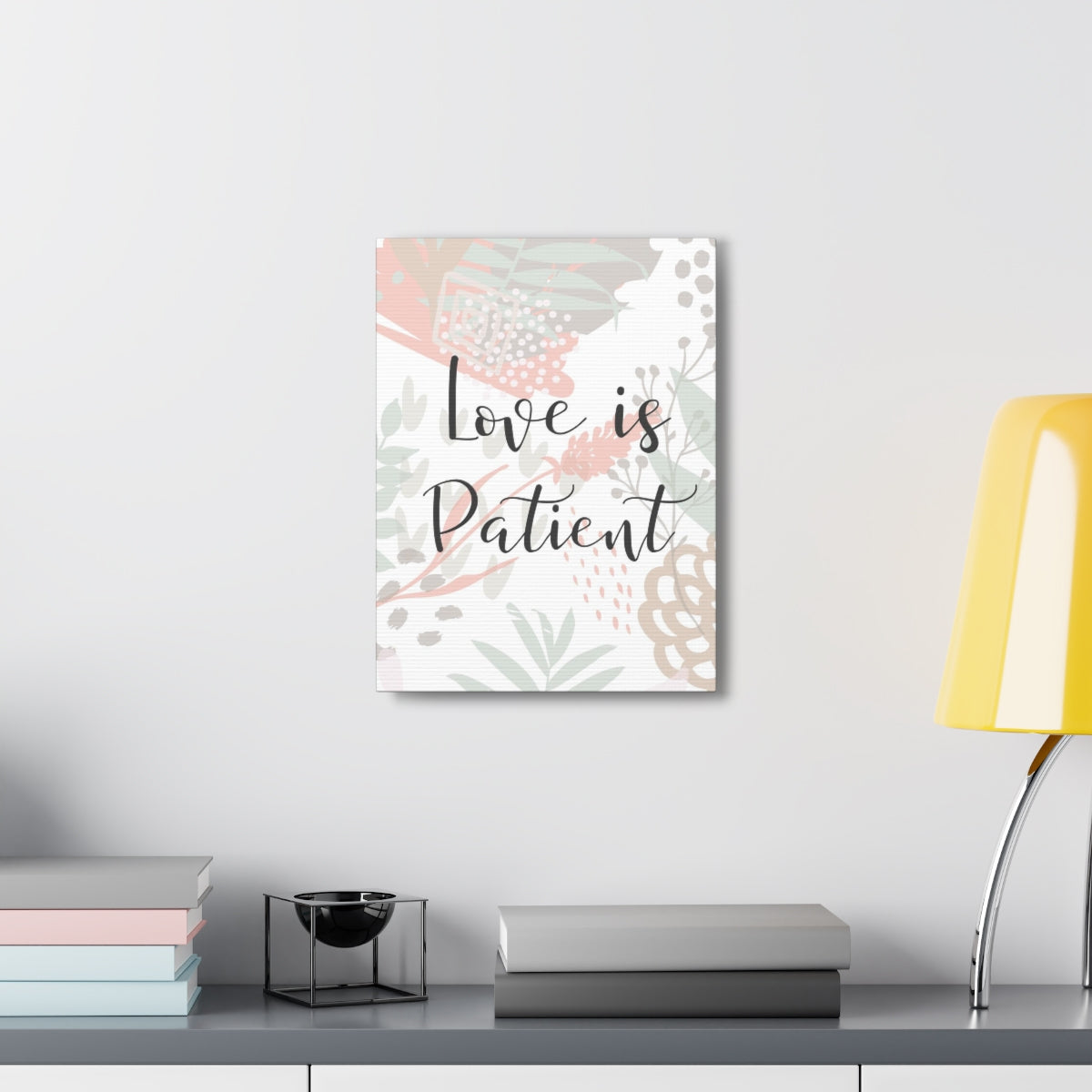 Scripture Walls Love Is Patient 1 Corinthians 13:4 Christian Wall Art Bible Verse Print Ready to Hang Unframed-Express Your Love Gifts