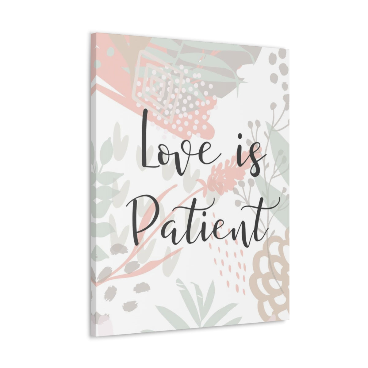 Scripture Walls Love Is Patient 1 Corinthians 13:4 Christian Wall Art Bible Verse Print Ready to Hang Unframed-Express Your Love Gifts