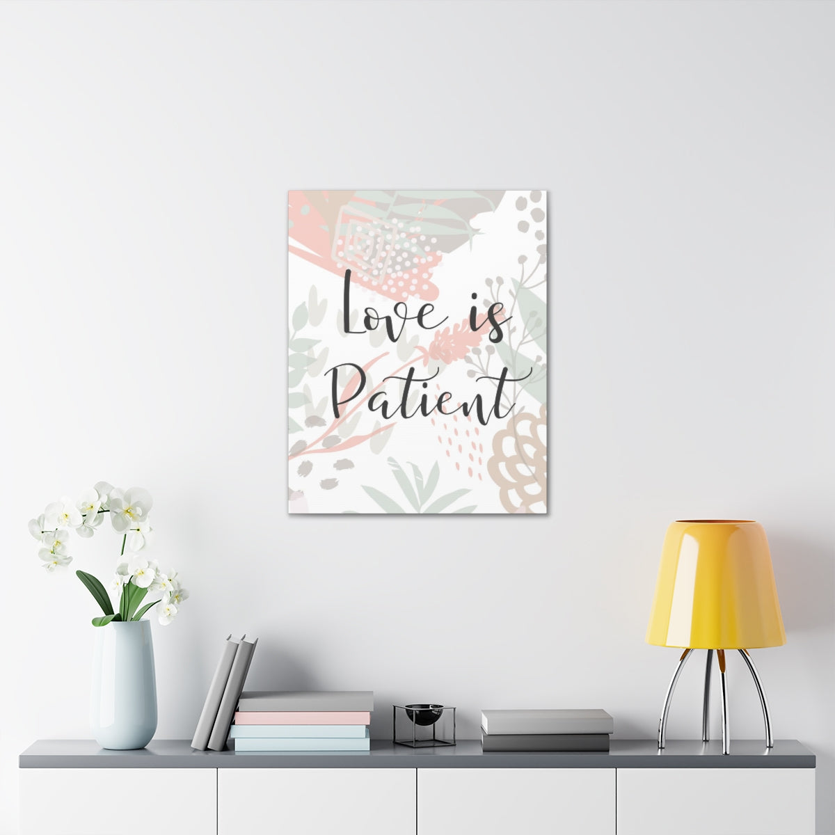Scripture Walls Love Is Patient 1 Corinthians 13:4 Christian Wall Art Bible Verse Print Ready to Hang Unframed-Express Your Love Gifts