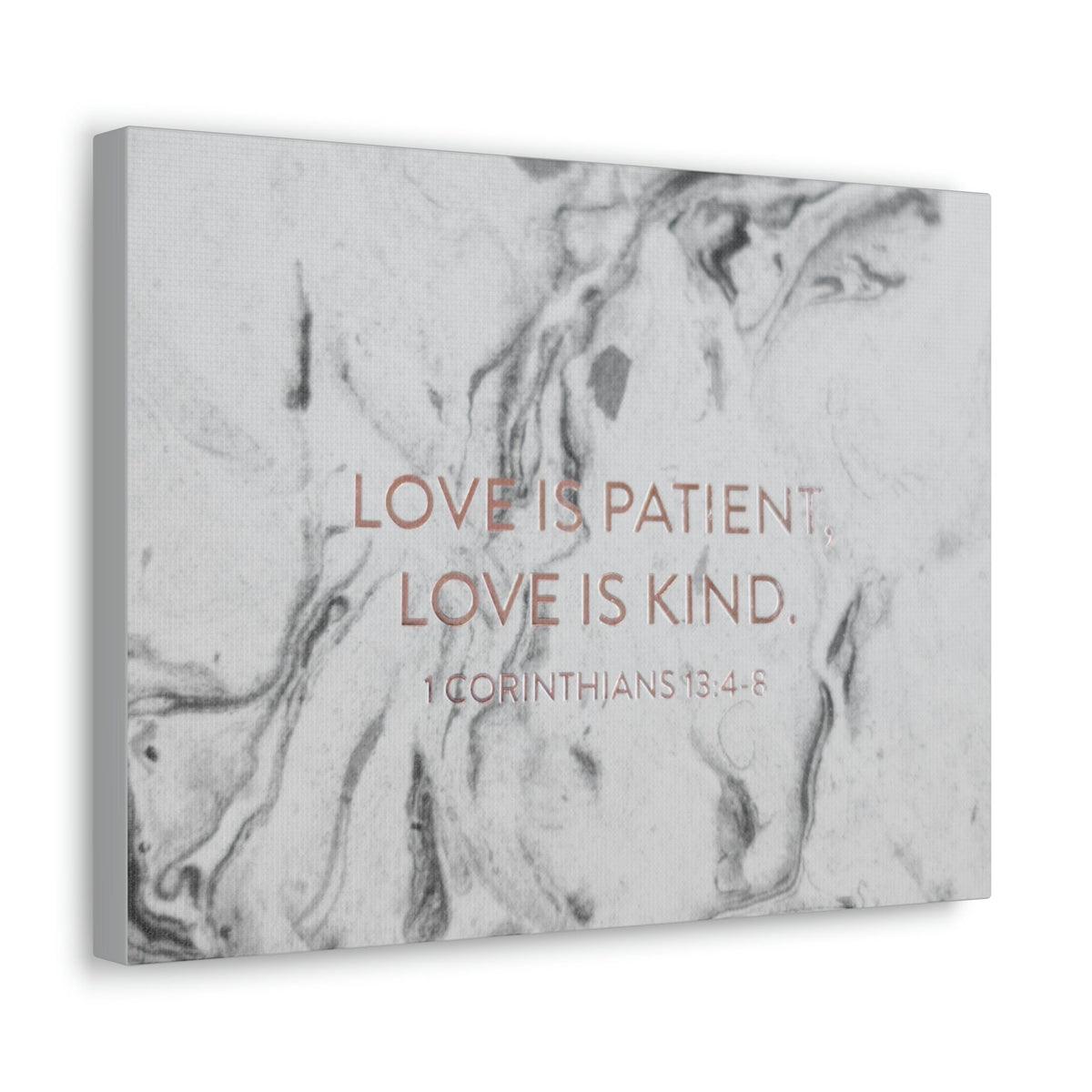 Scripture Walls Love Is Patient 1 Corinthians 13:5 Bible Verse Canvas Christian Wall Art Bible Verse Print Ready To Hang Unframed-Express Your Love Gifts