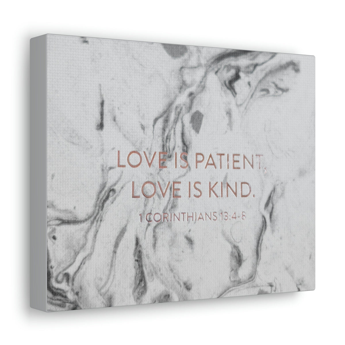Scripture Walls Love Is Patient 1 Corinthians 13:5 Bible Verse Canvas Christian Wall Art Bible Verse Print Ready To Hang Unframed-Express Your Love Gifts