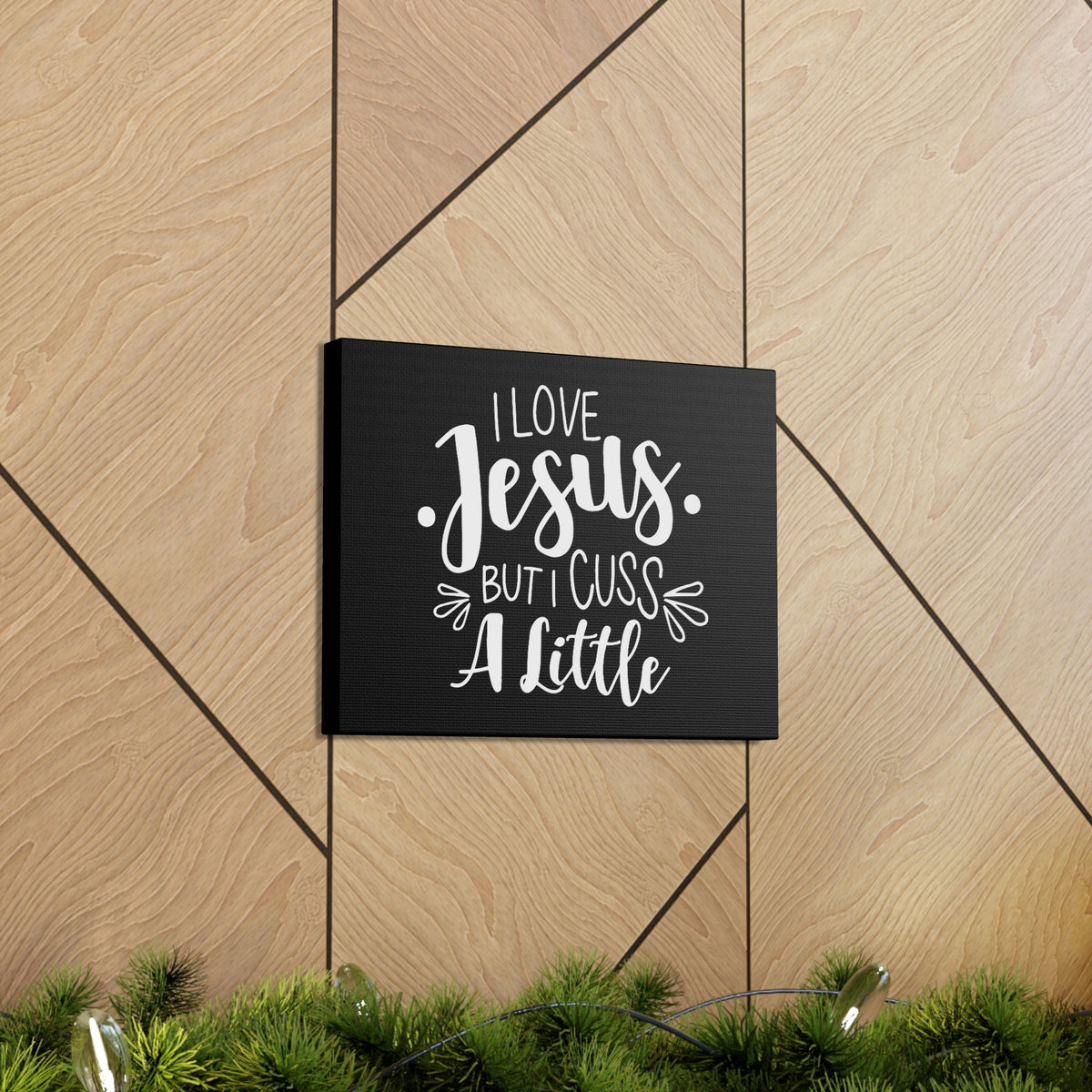 Scripture Walls Love Jesus But I Cuss A Little Colossians 3:8 Christian Wall Art Bible Verse Print Ready to Hang Unframed-Express Your Love Gifts