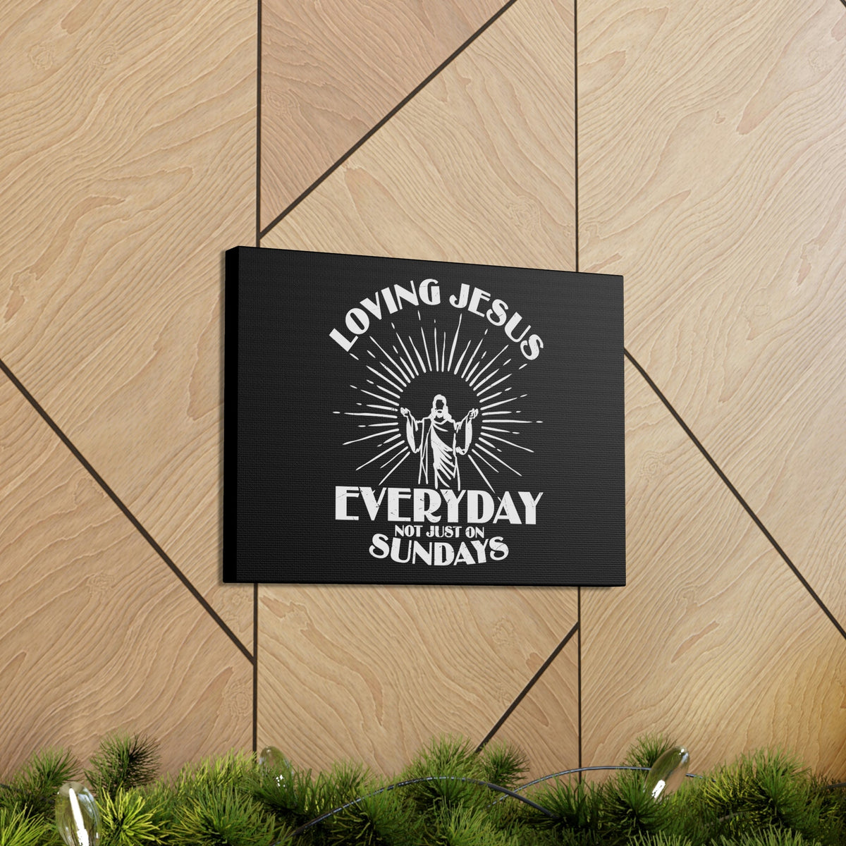 Scripture Walls Love Jesus Everyday Luke 10:27 Christian Wall Art Bible Verse Print Ready to Hang Unframed-Express Your Love Gifts