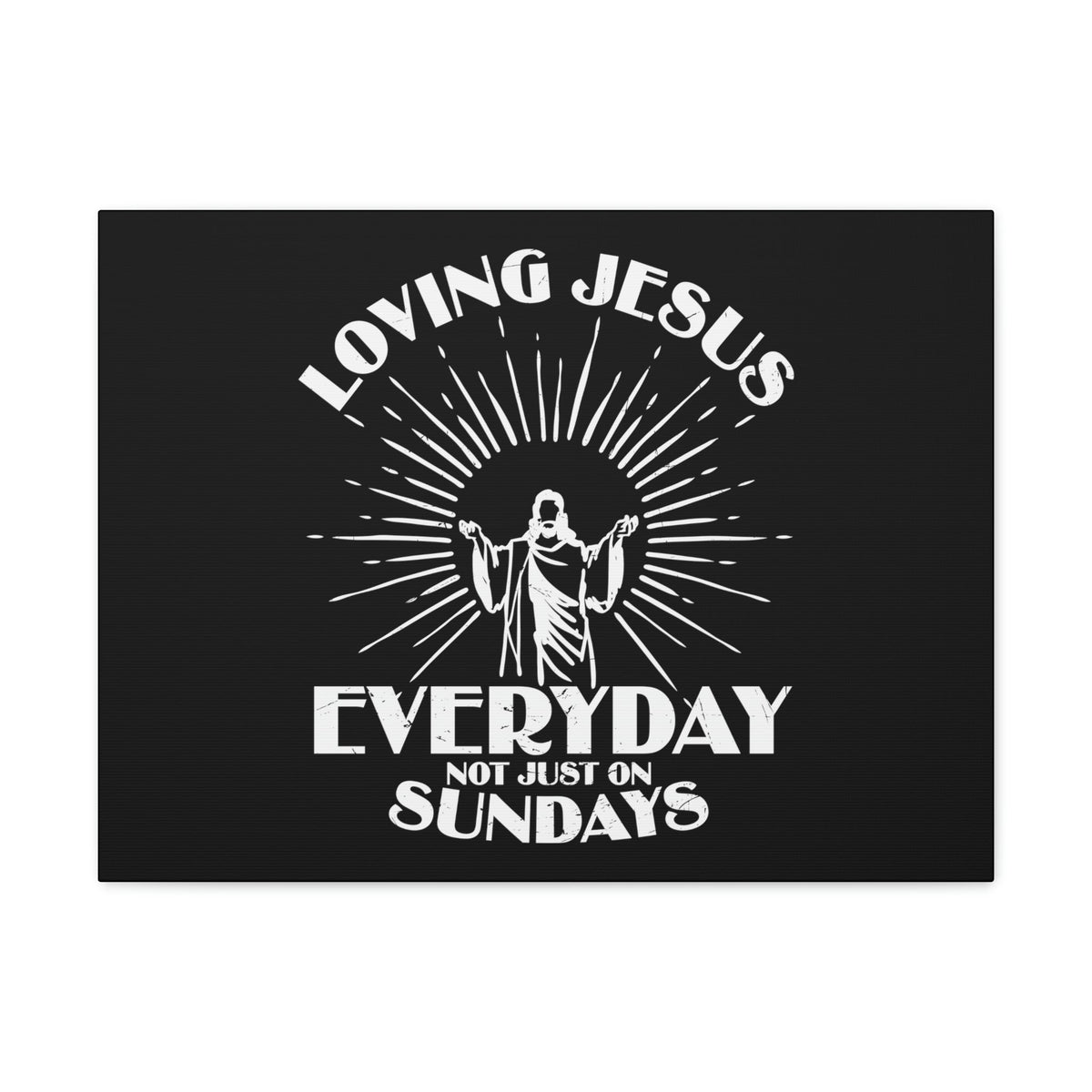Scripture Walls Love Jesus Everyday Luke 10:27 Christian Wall Art Bible Verse Print Ready to Hang Unframed-Express Your Love Gifts