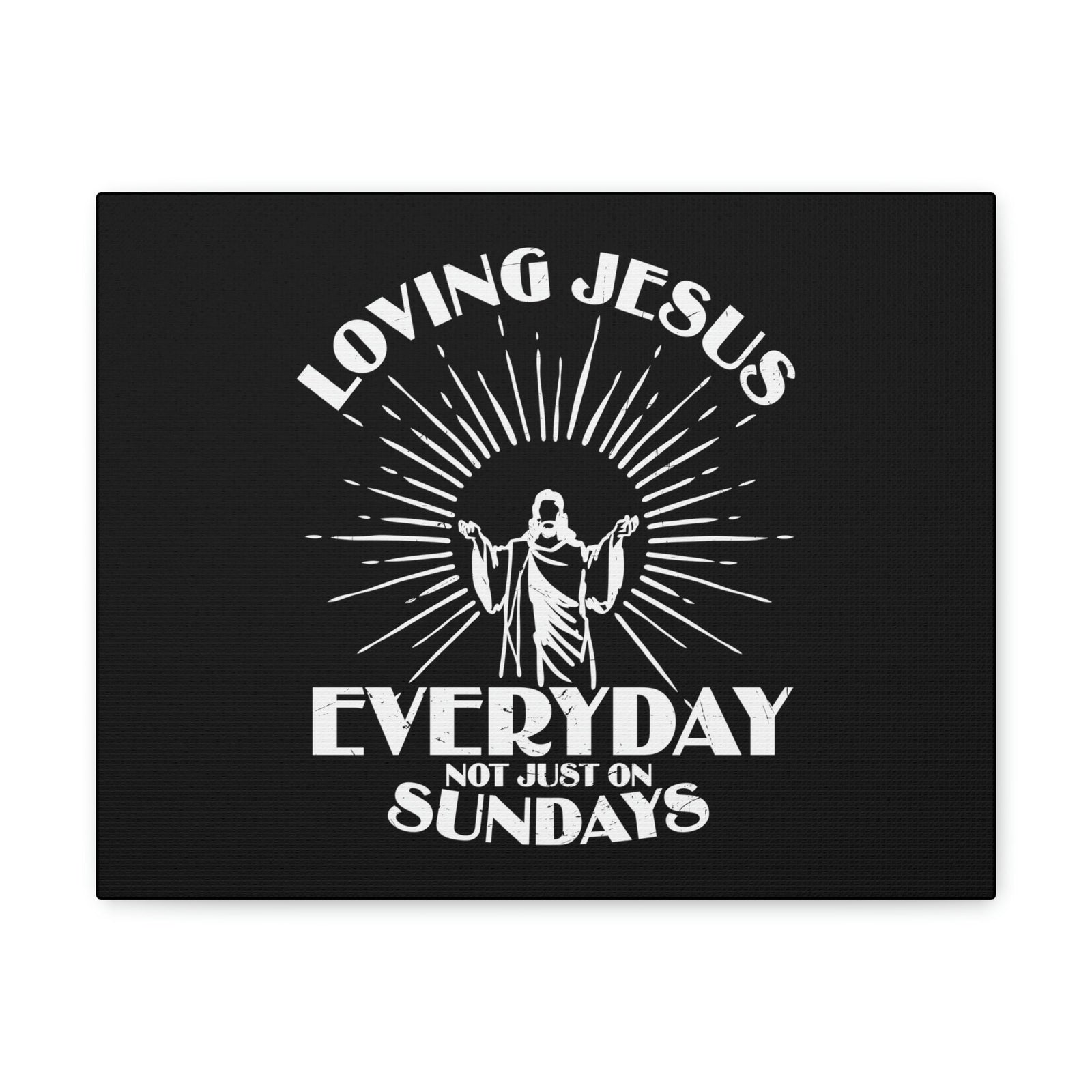 Scripture Walls Love Jesus Everyday Luke 10:27 Christian Wall Art Bible Verse Print Ready to Hang Unframed-Express Your Love Gifts