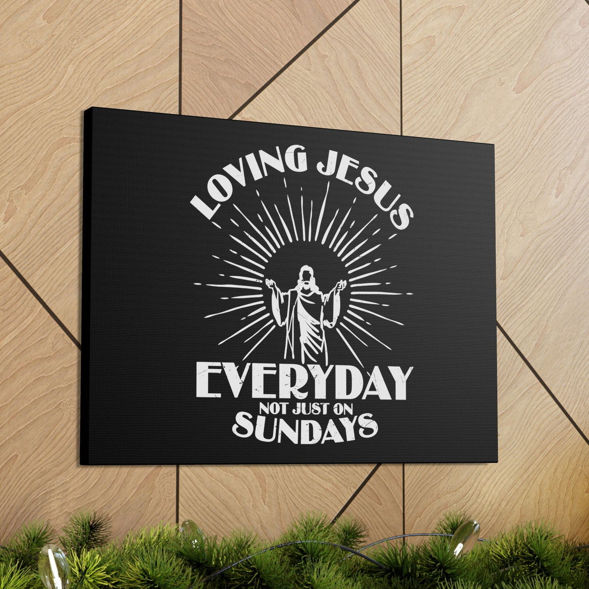 Scripture Walls Love Jesus Everyday Luke 10:27 Christian Wall Art Bible Verse Print Ready to Hang Unframed-Express Your Love Gifts
