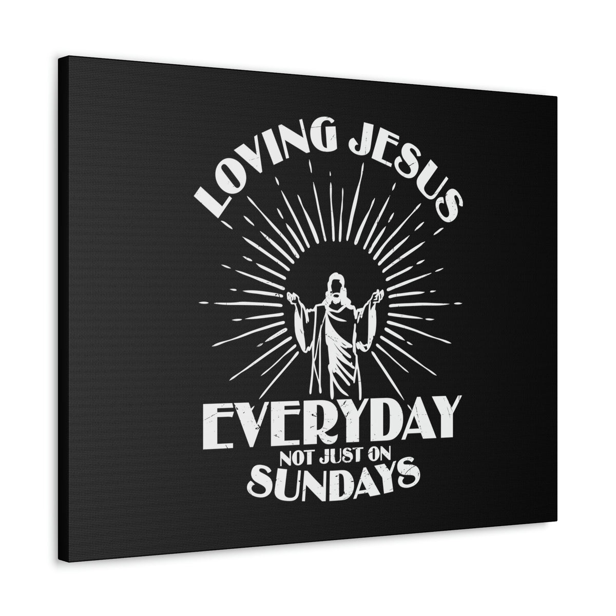 Scripture Walls Love Jesus Everyday Luke 10:27 Christian Wall Art Bible Verse Print Ready to Hang Unframed-Express Your Love Gifts