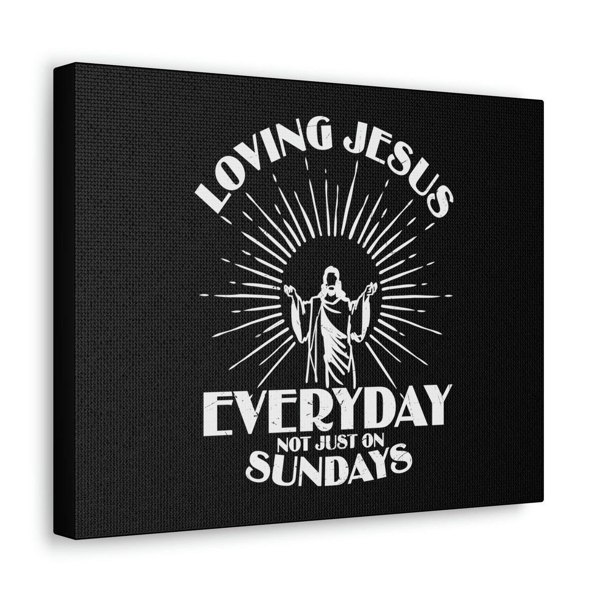 Scripture Walls Love Jesus Everyday Luke 10:27 Christian Wall Art Bible Verse Print Ready to Hang Unframed-Express Your Love Gifts