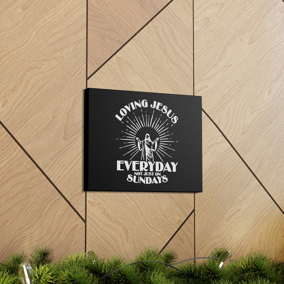 Scripture Walls Love Jesus Everyday Luke 10:27 Christian Wall Art Bible Verse Print Ready to Hang Unframed-Express Your Love Gifts