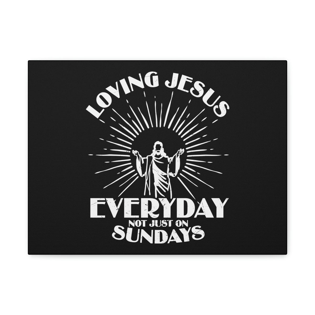 Scripture Walls Love Jesus Everyday Luke 10:27 Christian Wall Art Bible Verse Print Ready to Hang Unframed-Express Your Love Gifts