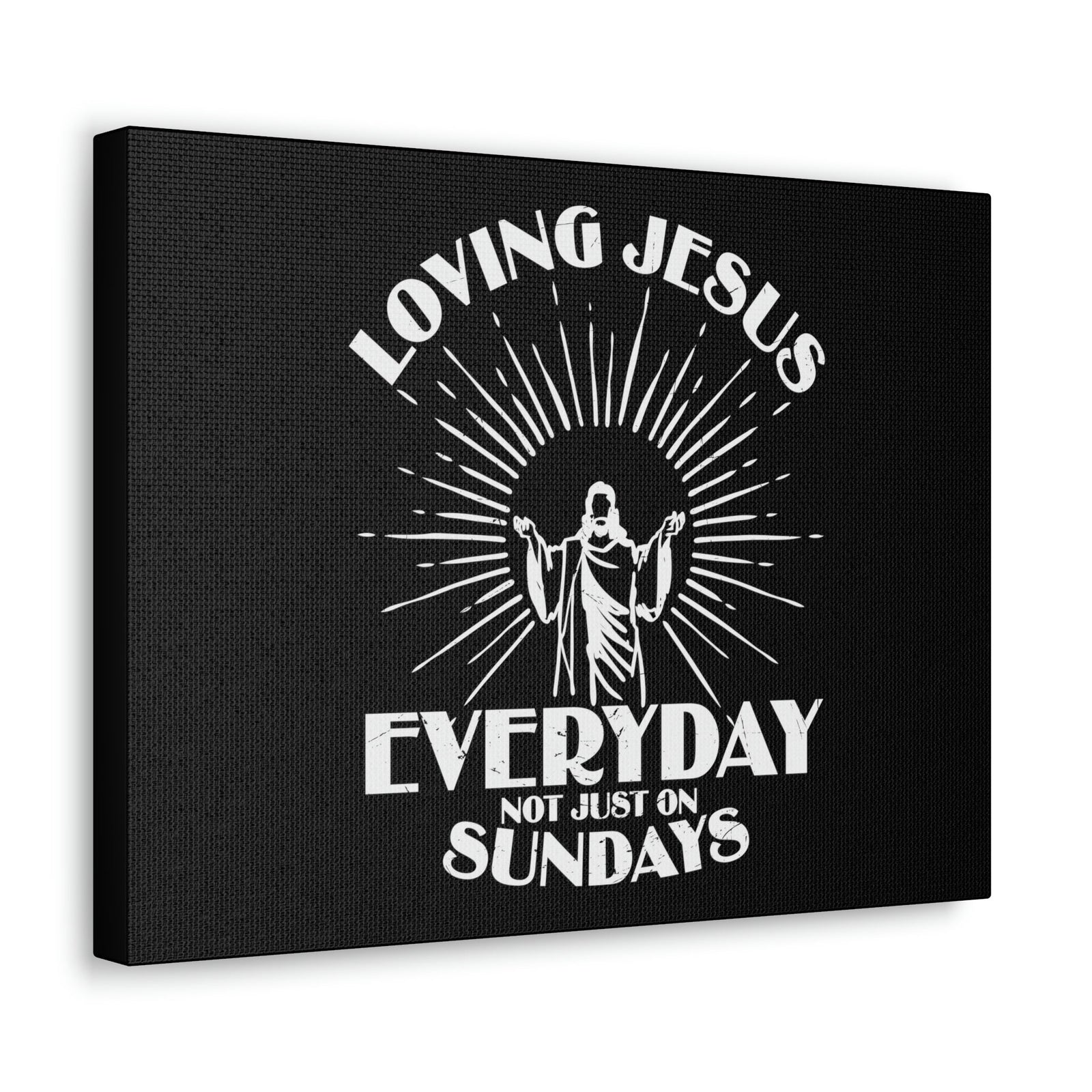 Scripture Walls Love Jesus Everyday Luke 10:27 Christian Wall Art Bible Verse Print Ready to Hang Unframed-Express Your Love Gifts
