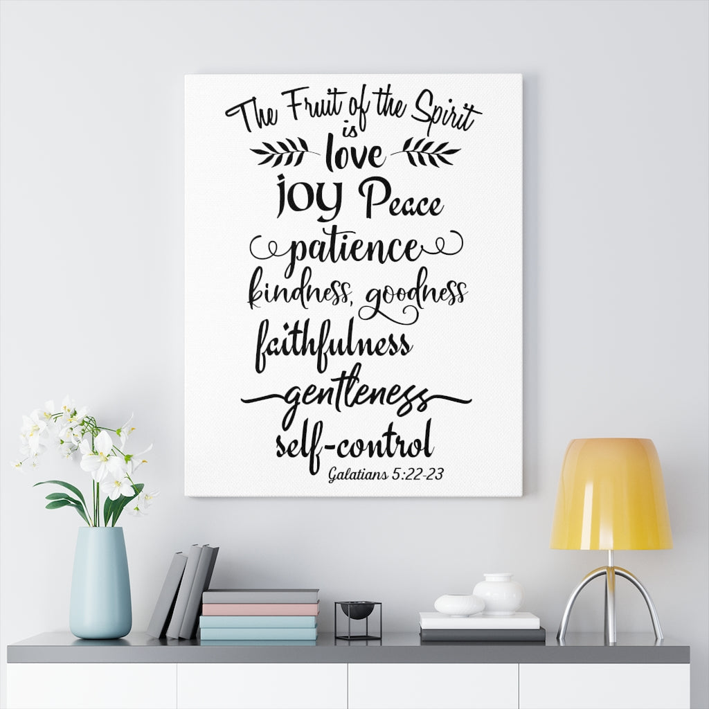 Scripture Walls Love Joy Peace Galatians 5:22-23 Bible Verse Canvas Christian Wall Art Ready to Hang Unframed-Express Your Love Gifts
