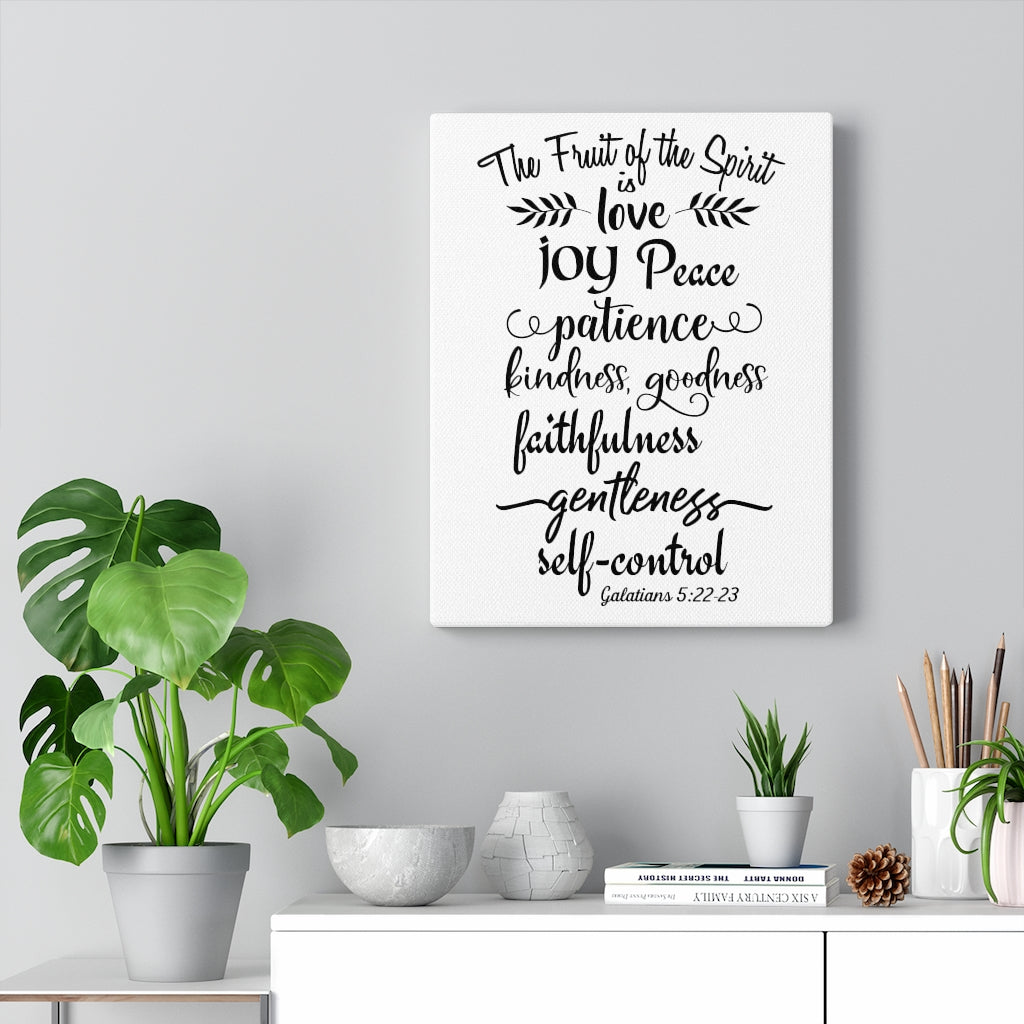 Scripture Walls Love Joy Peace Galatians 5:22-23 Bible Verse Canvas Christian Wall Art Ready to Hang Unframed-Express Your Love Gifts