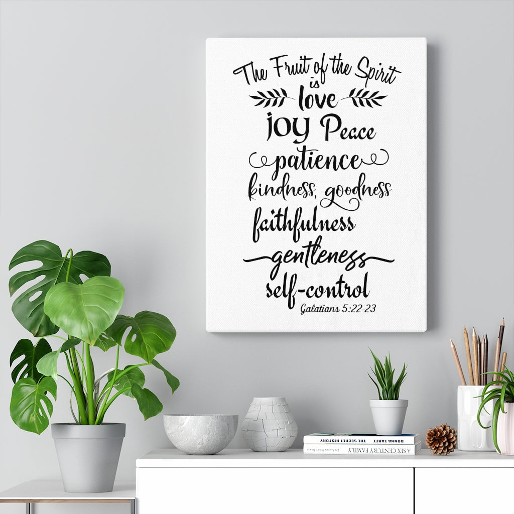 Scripture Walls Love Joy Peace Galatians 5:22-23 Bible Verse Canvas Christian Wall Art Ready to Hang Unframed-Express Your Love Gifts