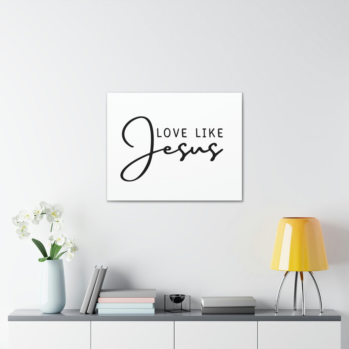 Scripture Walls Love Like Jesus Ephesians 5:2 White Christian Wall Art Bible Verse Print Ready to Hang Unframed-Express Your Love Gifts