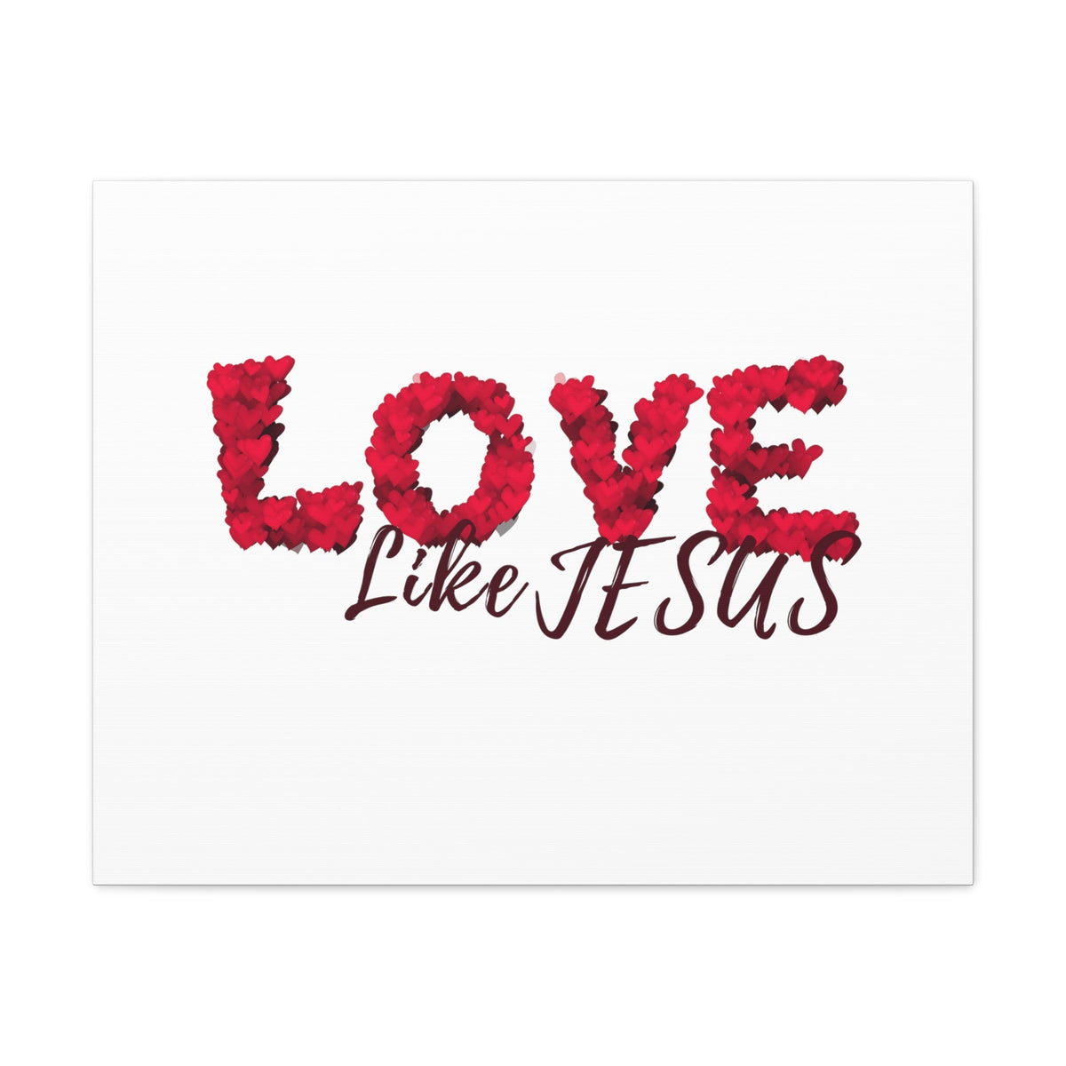 Scripture Walls Love Like Jesus John 13:34 Christian Wall Art Print Ready to Hang Unframed-Express Your Love Gifts