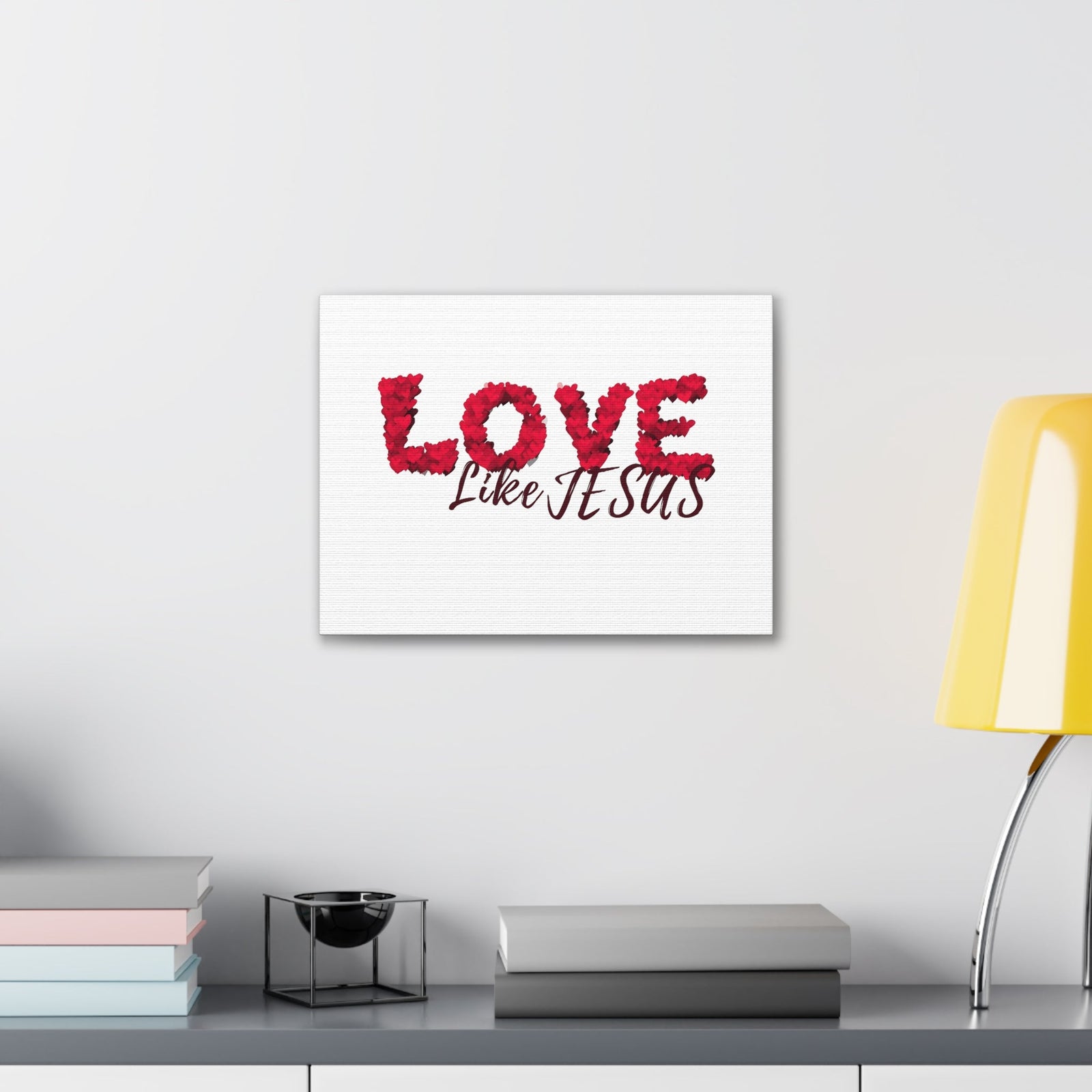 Scripture Walls Love Like Jesus John 13:34 Christian Wall Art Print Ready to Hang Unframed-Express Your Love Gifts