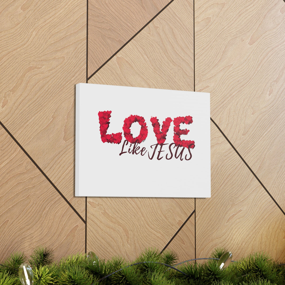 Scripture Walls Love Like Jesus John 13:34 Christian Wall Art Print Ready to Hang Unframed-Express Your Love Gifts