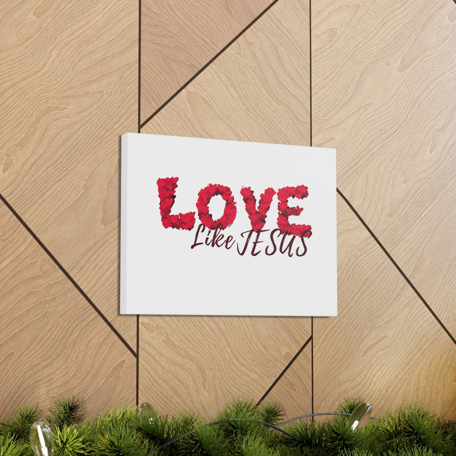 Scripture Walls Love Like Jesus John 13:34 Christian Wall Art Print Ready to Hang Unframed-Express Your Love Gifts